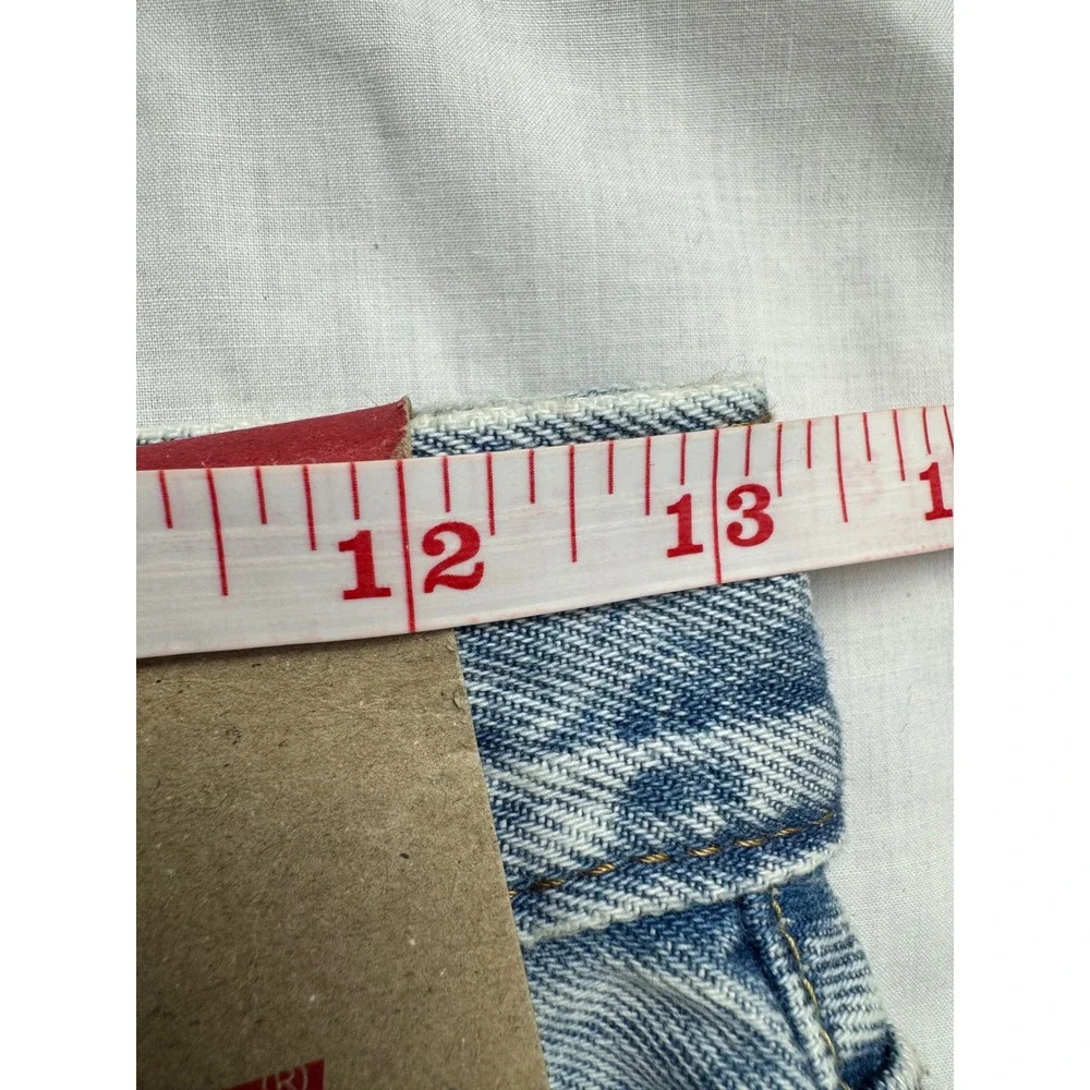 Levis Ankle Column Skirt Light‎ Wash Denim Maxi Raw Hem Womens 26